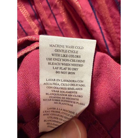 Nanette Lepore Button-down Tiered Mini Dress Girls 8 - Picture 5 of 5